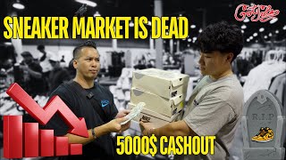 SNEAKER MARKET IS DEAD 📉📉 BEST TIME TO BUY 5000 CASHOUT AT GOT SOLE CHICAGO [upl. by Nwahsauq]