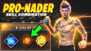 PRO GRENADE  CHARACTER SKILL COMBINATION FOR CS RANK  FREE FIRE [upl. by Laktasic]