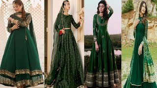 Greeen clour dresses collectionmayoun mehndi dresses ideas [upl. by Edaw]