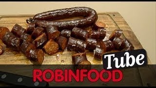 ROBINFOOD  Chorizos al vino tinto  Salmonetes con escamas comestibles [upl. by Normak556]