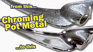 Chrome Pot Metal Step by Step RestorationCan it be done [upl. by Ellennahc69]