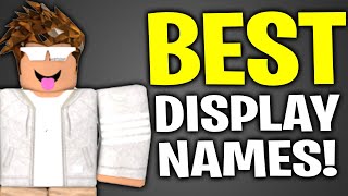 TOP 50 BEST DISPLAY NAMES For Roblox  Roblox DISPLAY NAMES [upl. by Adirehs]