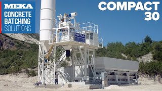 MEKA Compact 30 Concrete Batching Plant [upl. by Laina]