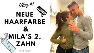 Neue Haarfarbe 😱 I Unser 1 Vlog I Julita ♡ [upl. by Aiak73]