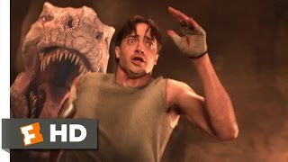 Journey to the Center of the Earth 910 Movie CLIP  Running From the Tyrannosaurus 2008 HD [upl. by Kimmi544]