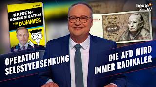 FDP in der Krise  AfD will zurück zur DMark  Wirtschaft unter Druck  heuteshow vom 06122024 [upl. by Novahs]