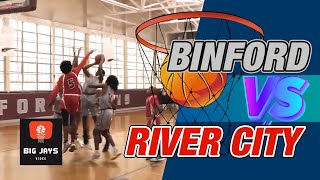 Binford MS Boys Basketball vs River City Red Tails Semifinals Match February 2nd 2023 [upl. by Raychel]