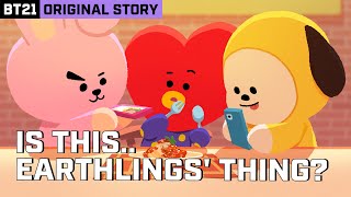 BT21 ORIGINAL STORY EP10  TATA Experiencing Earthlings Culture [upl. by Reamonn]