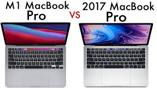 M1 MacBook Pro Vs 2017 MacBook Pro Comparison Review [upl. by Oner]