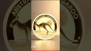 2015 Australian Kangaroo Gold Coin 1 OZ Perth Mint Nugget Münze Känguru [upl. by Nitz]