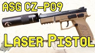 ASG CZP09 Laser Pistol Oregon Airsoft Arena [upl. by Conway]