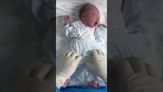 What happened This newborn is crying so loudly [upl. by Namyaw]