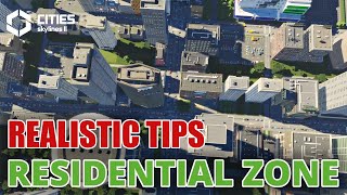 How to Build a REALISTIC Residential Zone in Cities Skylines 2  Realistic City Tips [upl. by Pfosi]