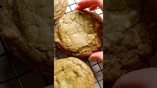 Matcha White Chocolate Cookies are top tier 🍵💚 matcha recipe food baking cookies [upl. by Aihsatan]