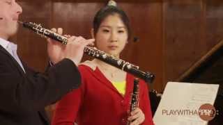 Oboe lessons with Leleux Strauss Oboe Concerto [upl. by Treat]