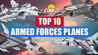 Best COBI planes from Armed Forces series  TOP 10 Ranking based on fan votes [upl. by Durham842]