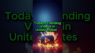 Todays Trending Videos on YouTube in the United States  trending unitedstates [upl. by Elumas]