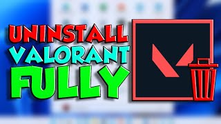 How To Uninstall Valorant COMPLETELY  Uninstall Valorant [upl. by Cottle]