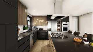 Modern Kitchen render from VORTEK Studio3D with VORTEK Spaces [upl. by Boni]