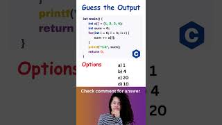 c Interview Question  cprogramming c interview shorts [upl. by Neeruan]