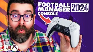 FOOTBALL MANAGER 2024 Console Edition  First Look amp Review of FM24 on PS5 amp Xbox Game Pass [upl. by Tterab]