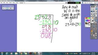 Dividing TwoDigit Divisors Using Partial Quotients [upl. by Ma965]