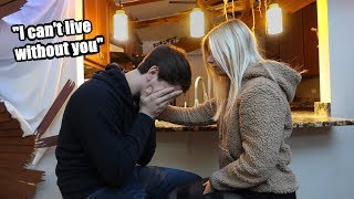 BREAK UP PRANK ON BOYFRIENDHE CRIES [upl. by Aslin]