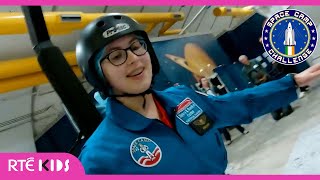 How to MOON WALK 🚀🚶‍♂️🌕  Movements in Space 👩‍🚀 Space Camp RTEKids​ [upl. by Edlun492]