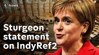 Nicola Sturgeon on Brexit and another Scottish independence referendum  LIVE [upl. by Maritsa]