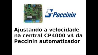 Ajustando a velocidade na central cp4000 v4 do automatizador Peccinin [upl. by Scales]