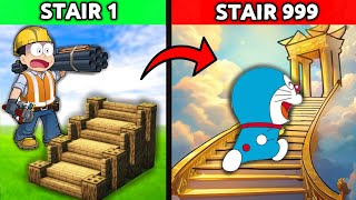 Nobita Build Stairways To Heaven 😱  Funny Game [upl. by Duwalt]