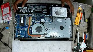 Lenovo V14515AST Notebook ram upgrade How To Disassembly RAM SSD Hard Drive Upgrade RAM Size8 GB [upl. by Ollecram]