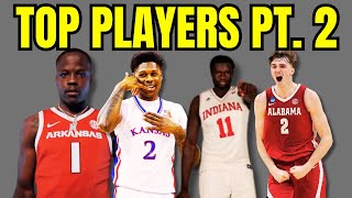 Ranking The Best Players In College Basketball Pt 2  202425 Season [upl. by Filahk]