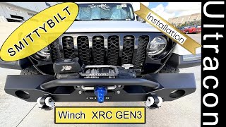 Installing a Smittybilt 95K Winch on Jeep Gladiator  Detailed Guide amp Fairlead Modification [upl. by Ecnadnak215]