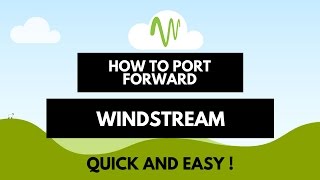 How to Port Forward the easy way WINDSTREAM [upl. by Ahsekad]