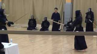 Kendo Sandan Shinsa First Match [upl. by Acilejna]