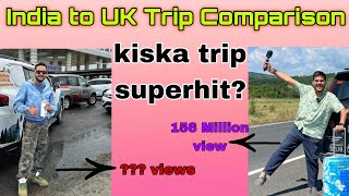 Indian backpacker vs Vikas Dayal ⚡ India to London road trip kiska badhiya  indiatolondon [upl. by Shimberg134]