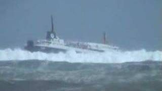 Newfoundland Ferry in massive waves [upl. by Bryan323]