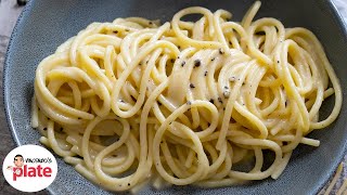 How to Make BEST CACIO E PEPE PASTA [upl. by Elbertine]