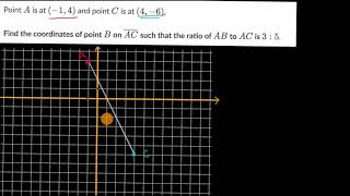 Dividing line segments according to ratio [upl. by Enaile]