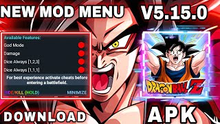 NEW DOKKAN BATTLE MOD v5150 APK  Dragon ball Z dokkan battle mod menu 5150  dokkan hack [upl. by Reyna915]