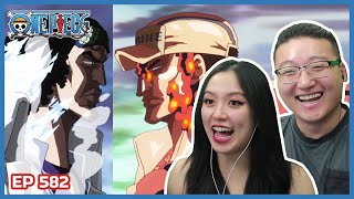 AOKIJI amp AKAINUS DUEL DESTINATION  One Piece Episode 582 Couples Reaction amp Discussion [upl. by Cynthea]