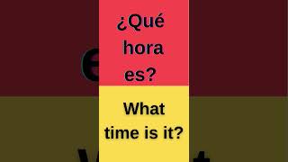 Spanish questions with quotQuéquot spanish learnspanish shorts shortvideo español speakspanish [upl. by Ginsberg132]