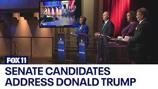 California Senate Debate Whats next if Donald Trump is reelected [upl. by Annuaerb]