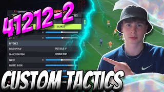 FIFA 22 UNBEATABLE 412122 TOTS CUSTOM TACTICS amp PLAYER INSTRUCTIONS  FUT 22 [upl. by Kenneth]