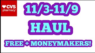 FREE amp MONEYMAKERS CVS HAUL 113119 [upl. by Kitrak410]