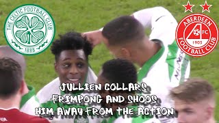 Celtic 2  Aberdeen 1  Jullien Collars and Shoos Frimpong Away From the Action  211219 [upl. by Rainie]