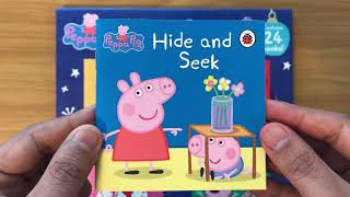 01 Hide and Seek Peppa Pig Christmas Advent Calendar 24 Books Read Aloud Book for Children [upl. by Hplodur]