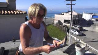 DIY  How to Install a Oven vent flashing on a flat roof Manahattan Beach Roofer [upl. by Mintun]