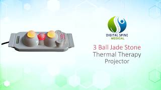 Digital Spine 3 Ball Jade Stone Thermal Therapy Projector jadestone 3ballprojector digitalspine [upl. by Theola]